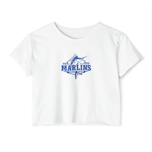 Marlins - Women's Crop Tee