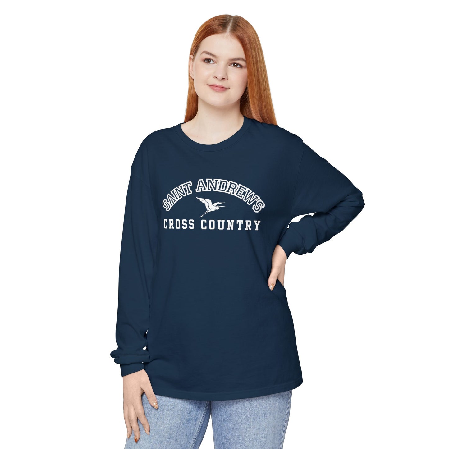 Saint Andrew's - Cross Country Fan Long Sleeve Tee (3 colors)