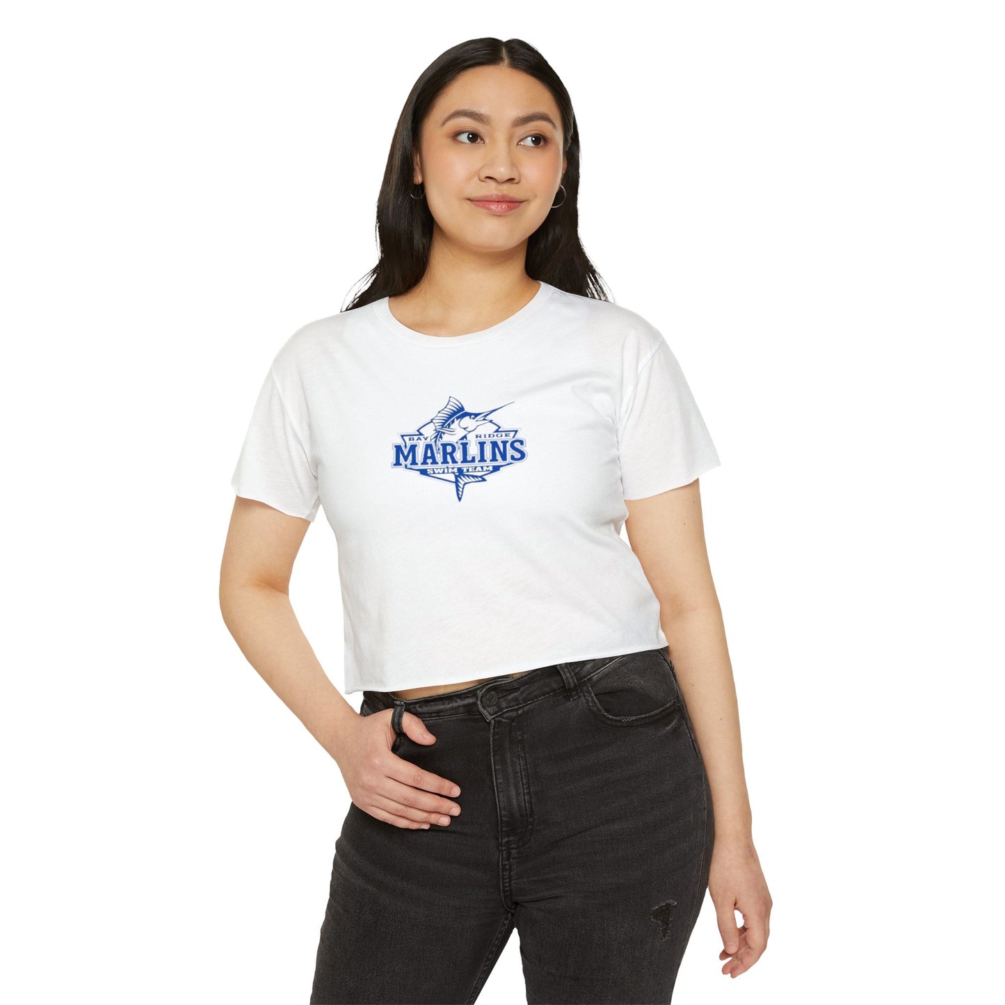 Marlins - Women's Crop Tee