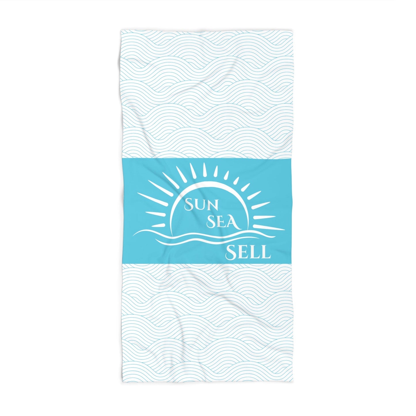 Sun, Sea, Sell - Beach Towel