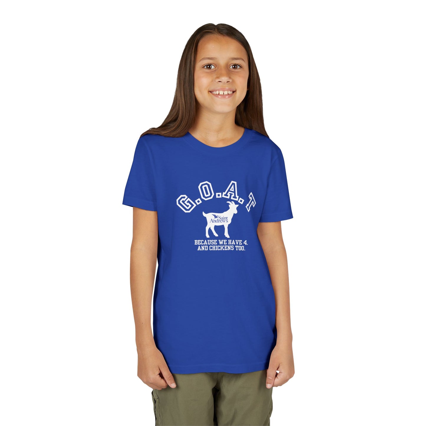 Saint Andrew's - The GOAT School (Youth) Tee (3 colors)