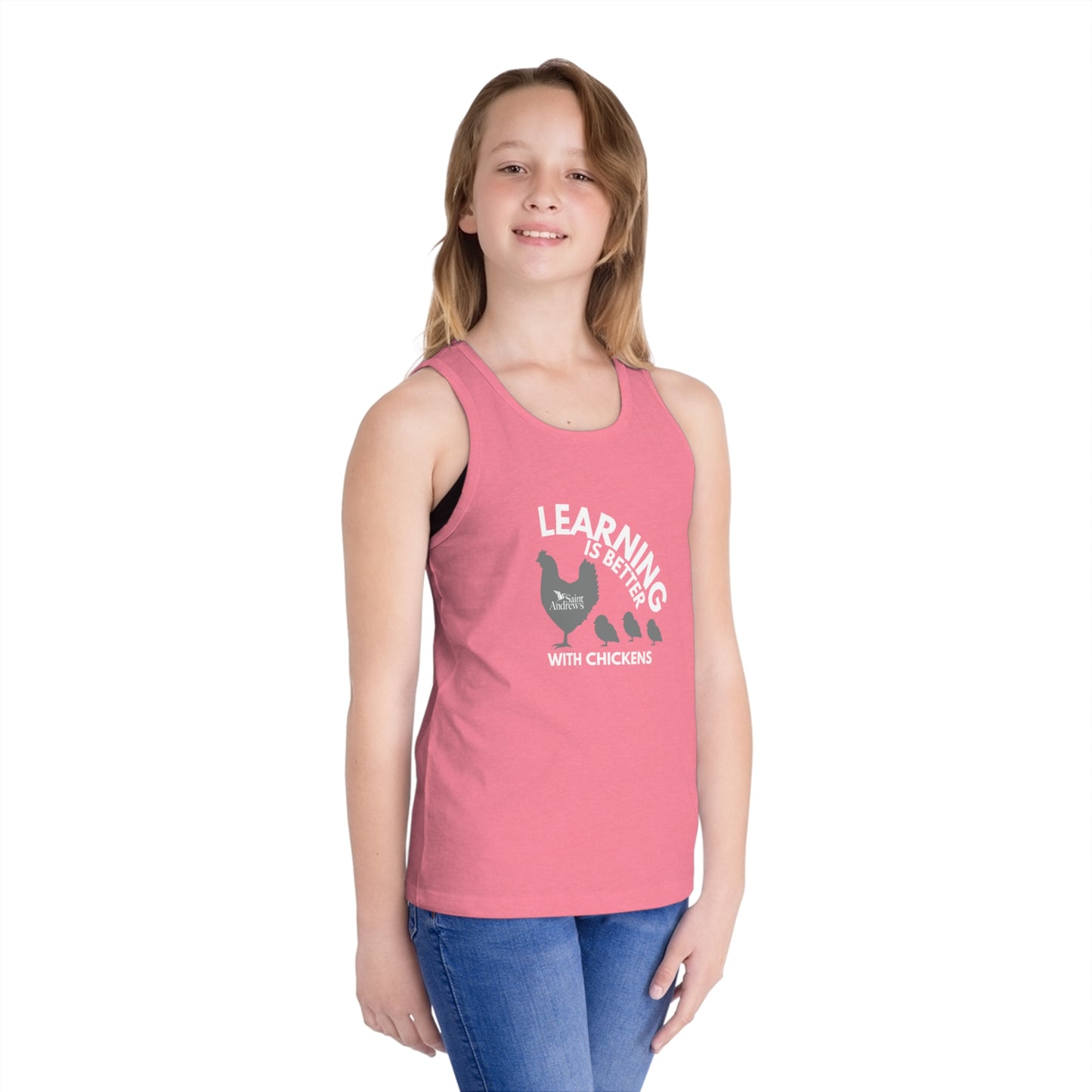Saint Andrew's - CHICKENS (Youth) Tank Top (3 colors)