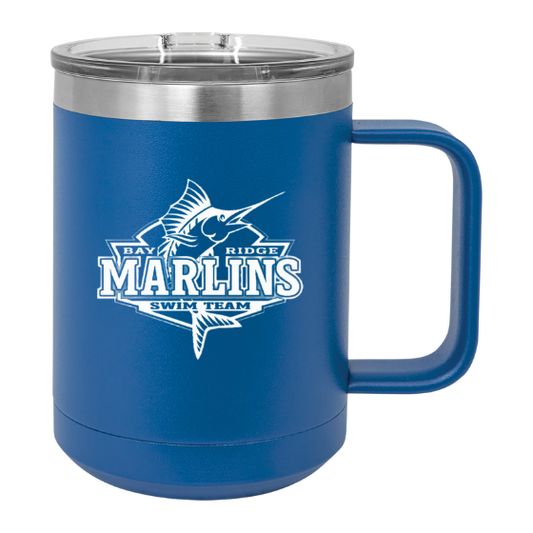 Marlins - Coffee Mug Tumbler, 15oz