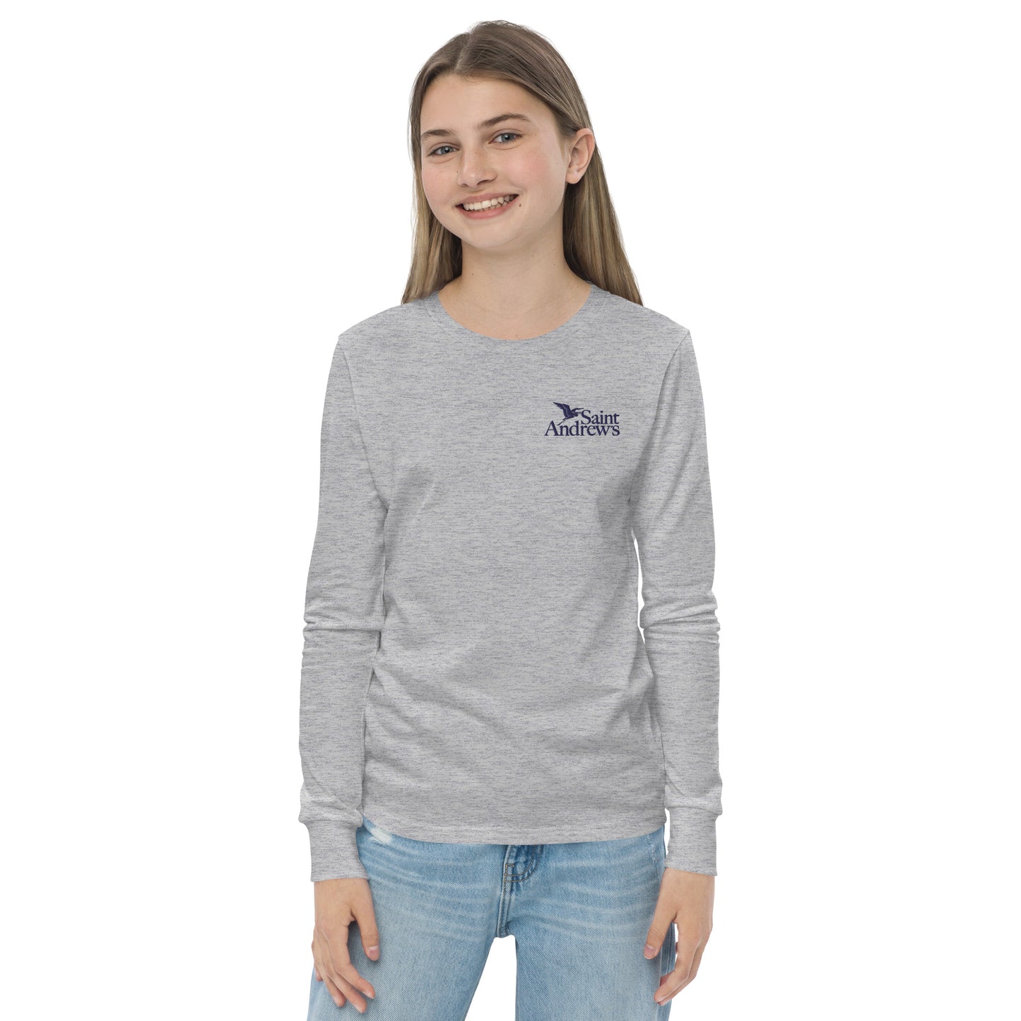 Saint Andrew's - Embroidered Long Sleeve Tee (Youth)