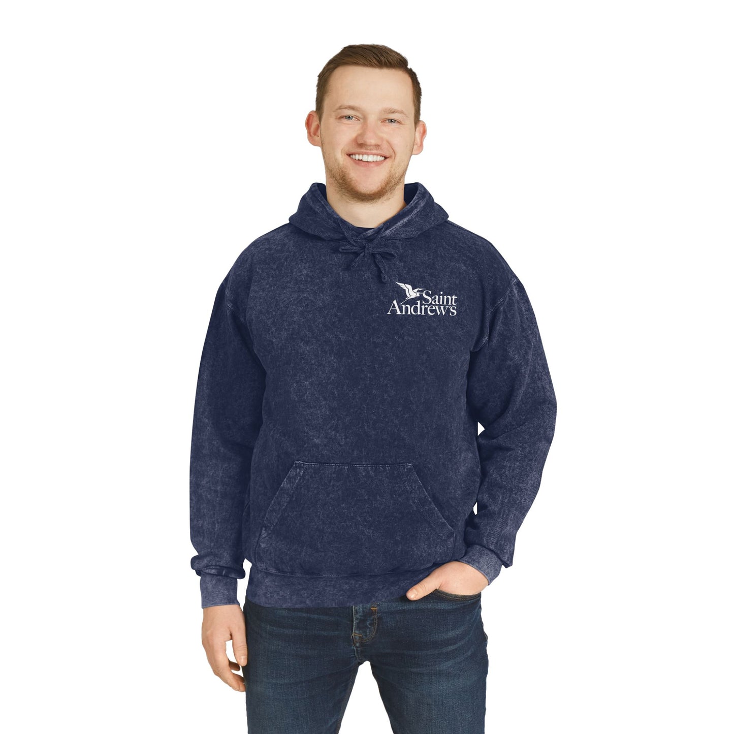 Saint Andrew's - Adult (Unisex) Mineral Wash Hoodie (2 colors)