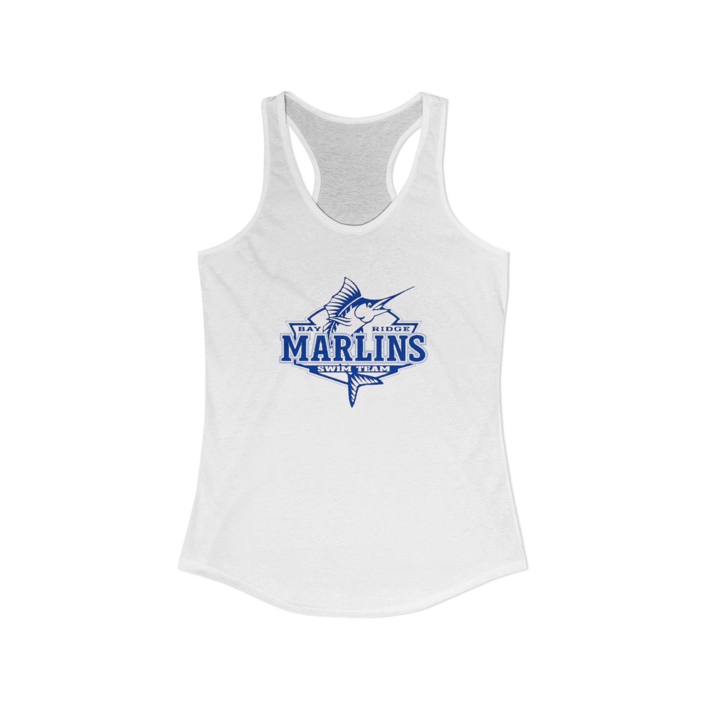 Marlins - Women's Fitted Racerback Tank