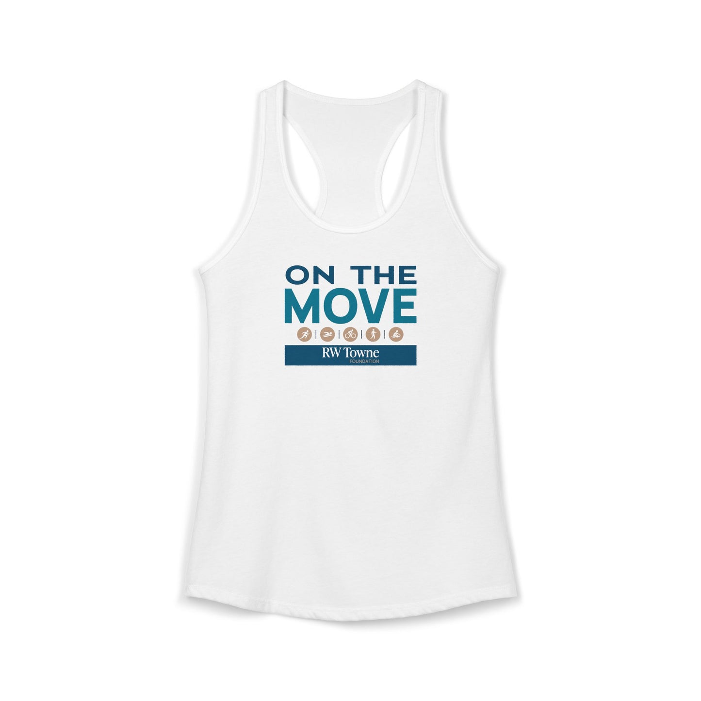 On The Move - Women's Racerback Tank (4 colors)