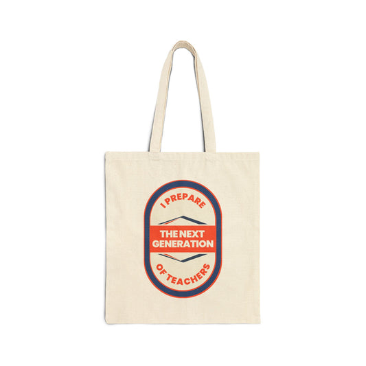 AACTE - Cotton Canvas "Next Gen of Teachers" Tote Bag