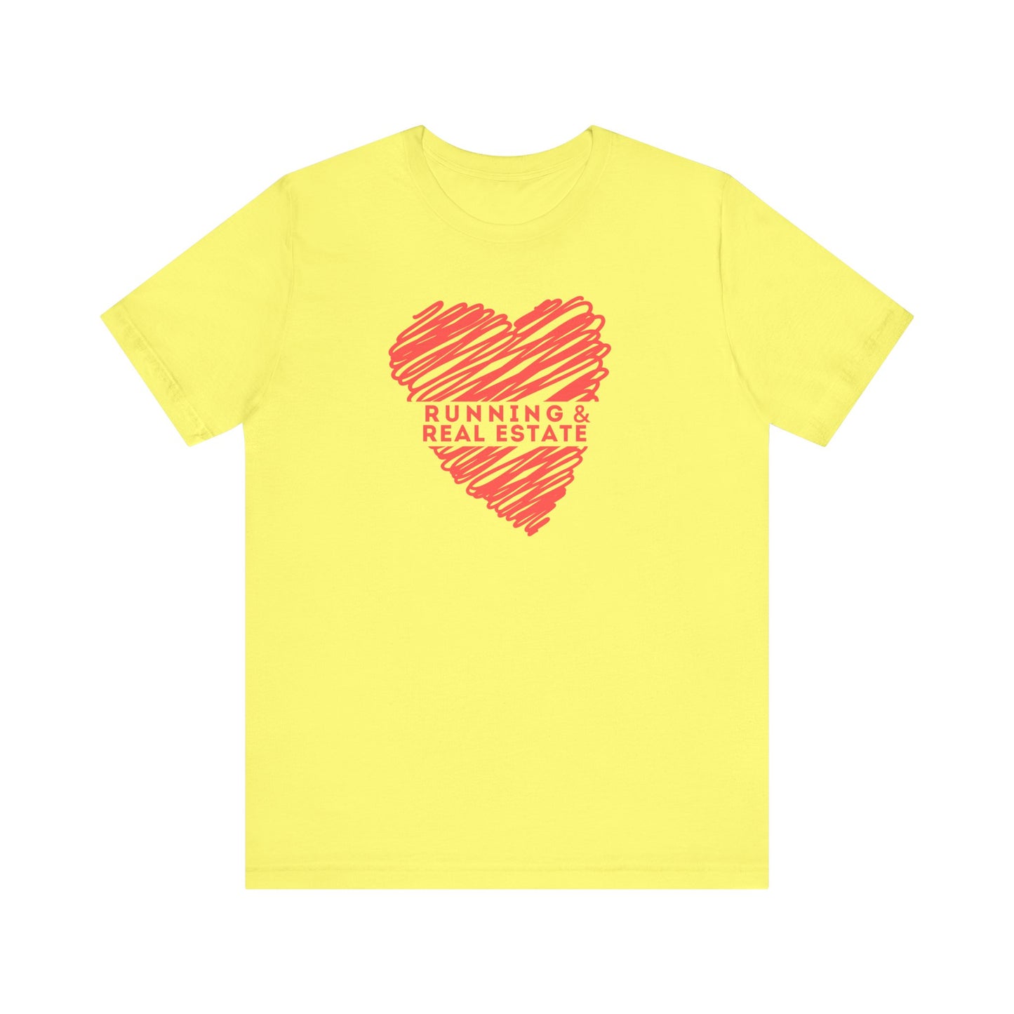 I Love Running & Real Estate - Unisex Tee (4 colors)