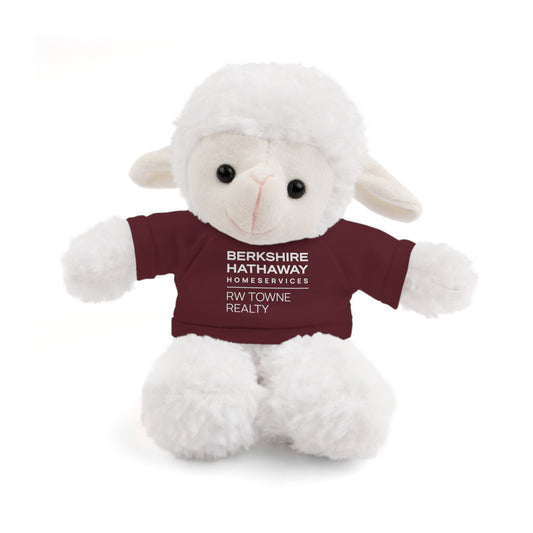 RW Towne Realty - Lamb Stuffie 8" in RW Towne Logo Tee (4 colors)