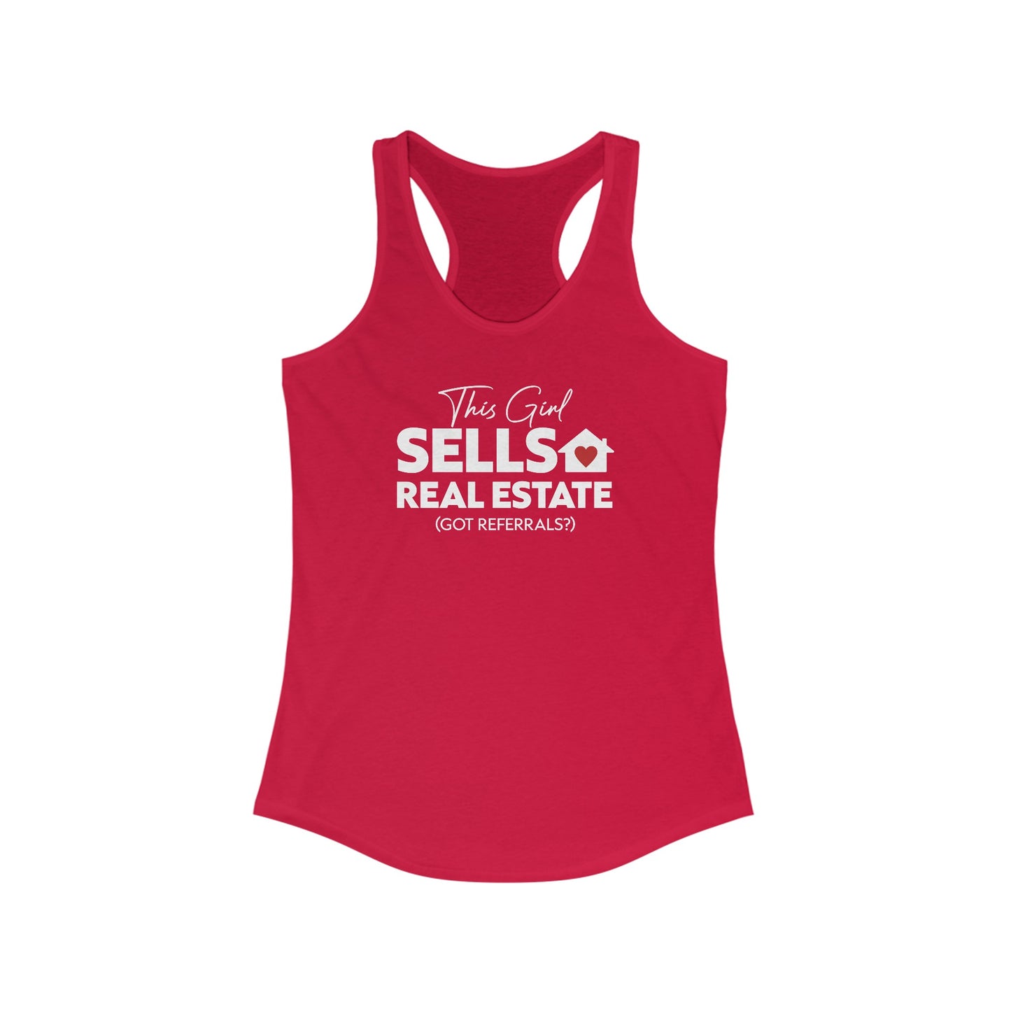 This Girl Sells Real Estate - Women's Racerback Tank (3 colors)