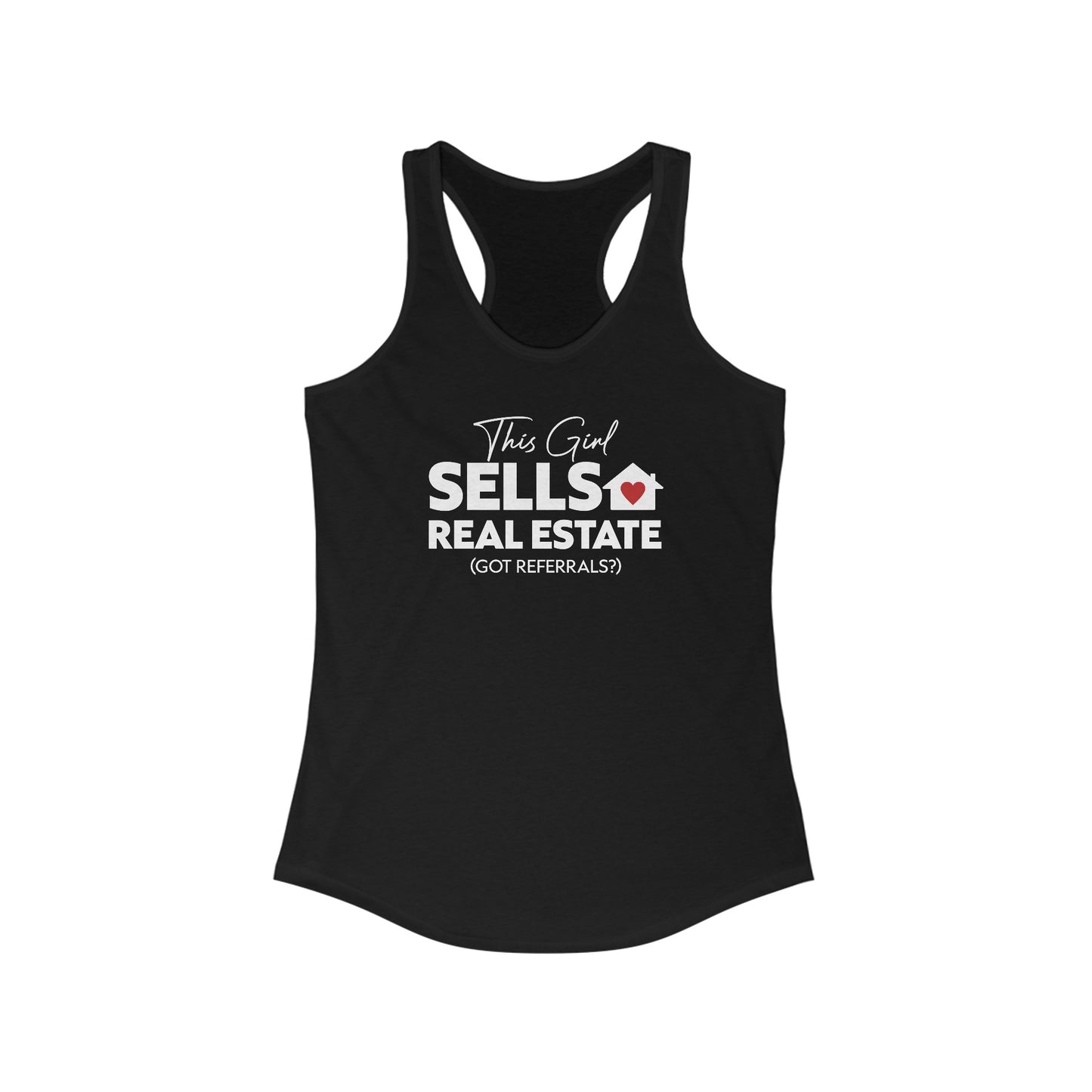 This Girl Sells Real Estate - Women's Racerback Tank (3 colors)