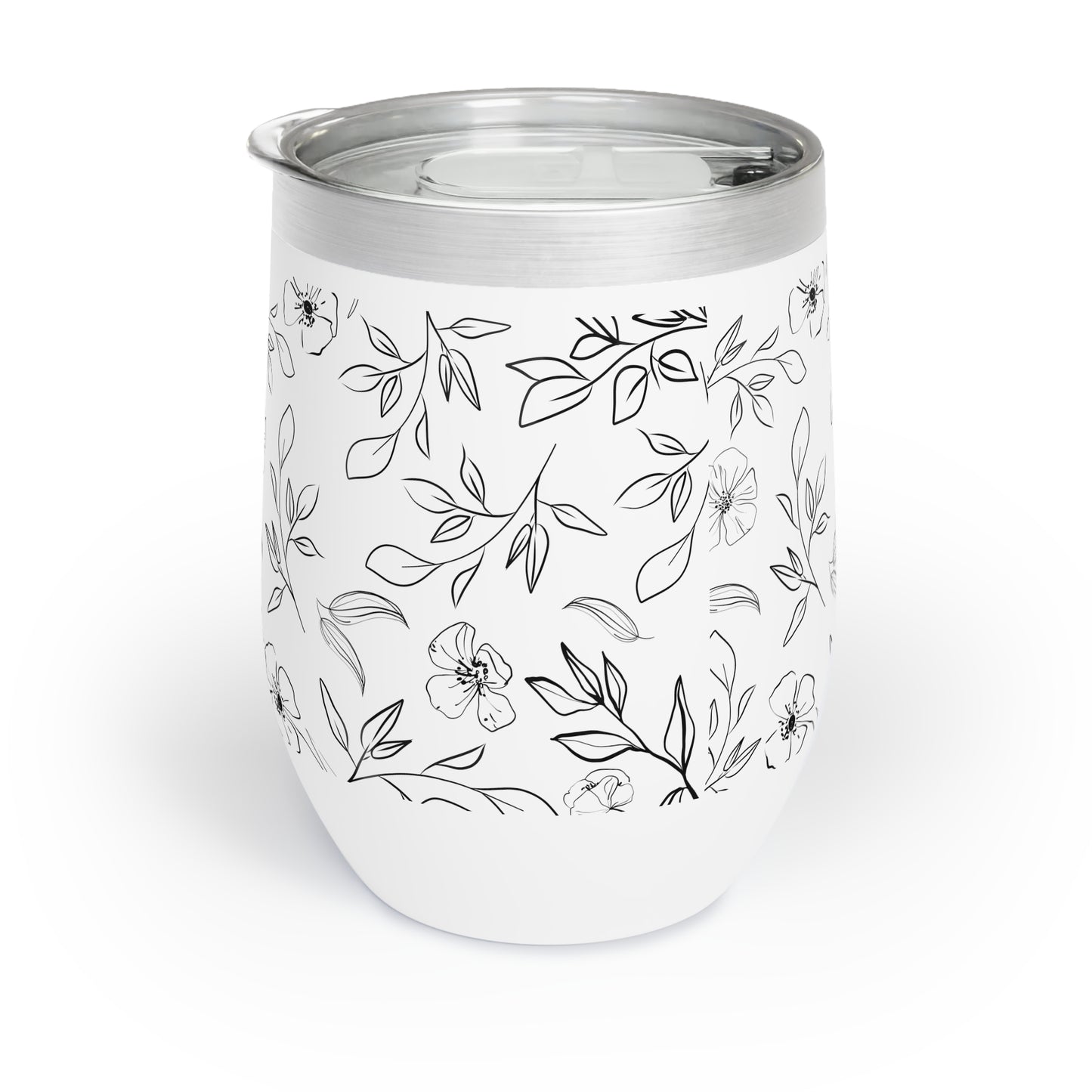 Floral - Chill Wine Tumbler