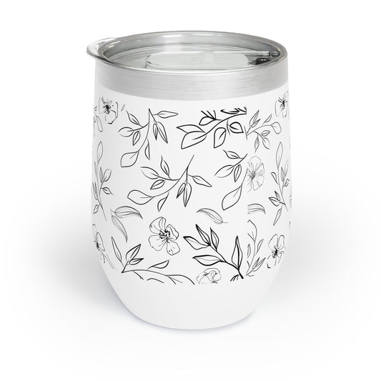 Floral - Chill Wine Tumbler