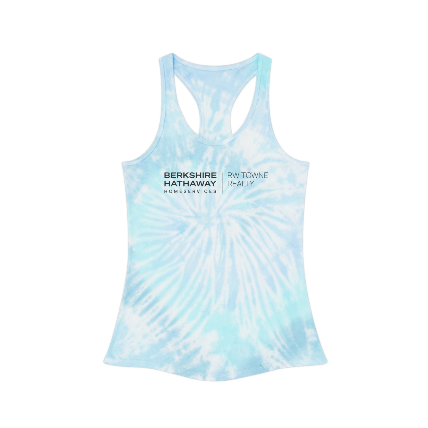 BHHS RW Towne - Tie-Dye Women's Racerback Tank