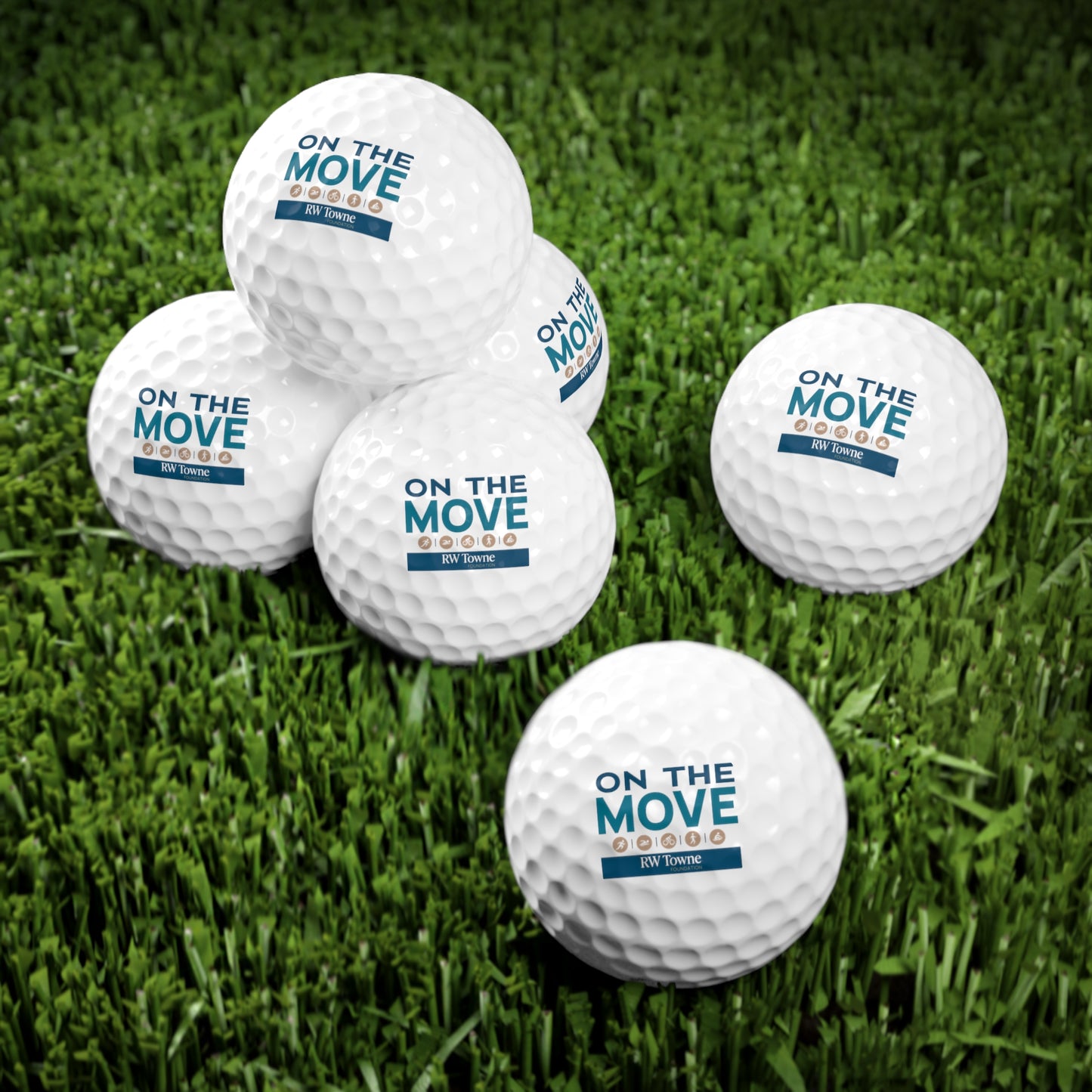 On The Move - Golf Balls, 6pcs