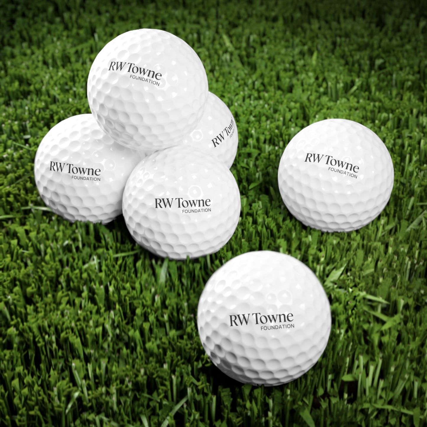 RW Towne Foundation - Golf Balls, 6pcs