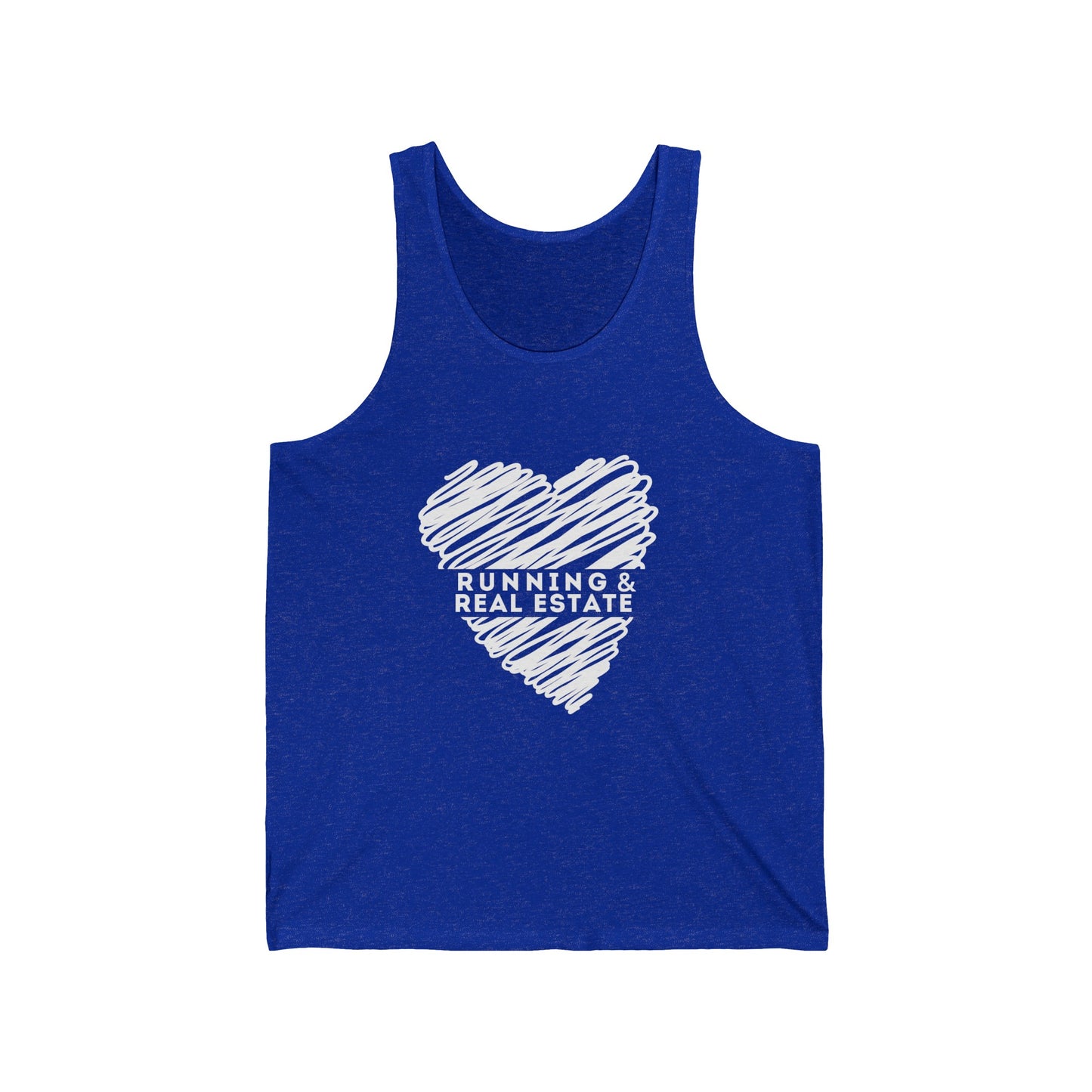 I Love Running & Real Estate - Unisex Jersey Tank (3 colors)