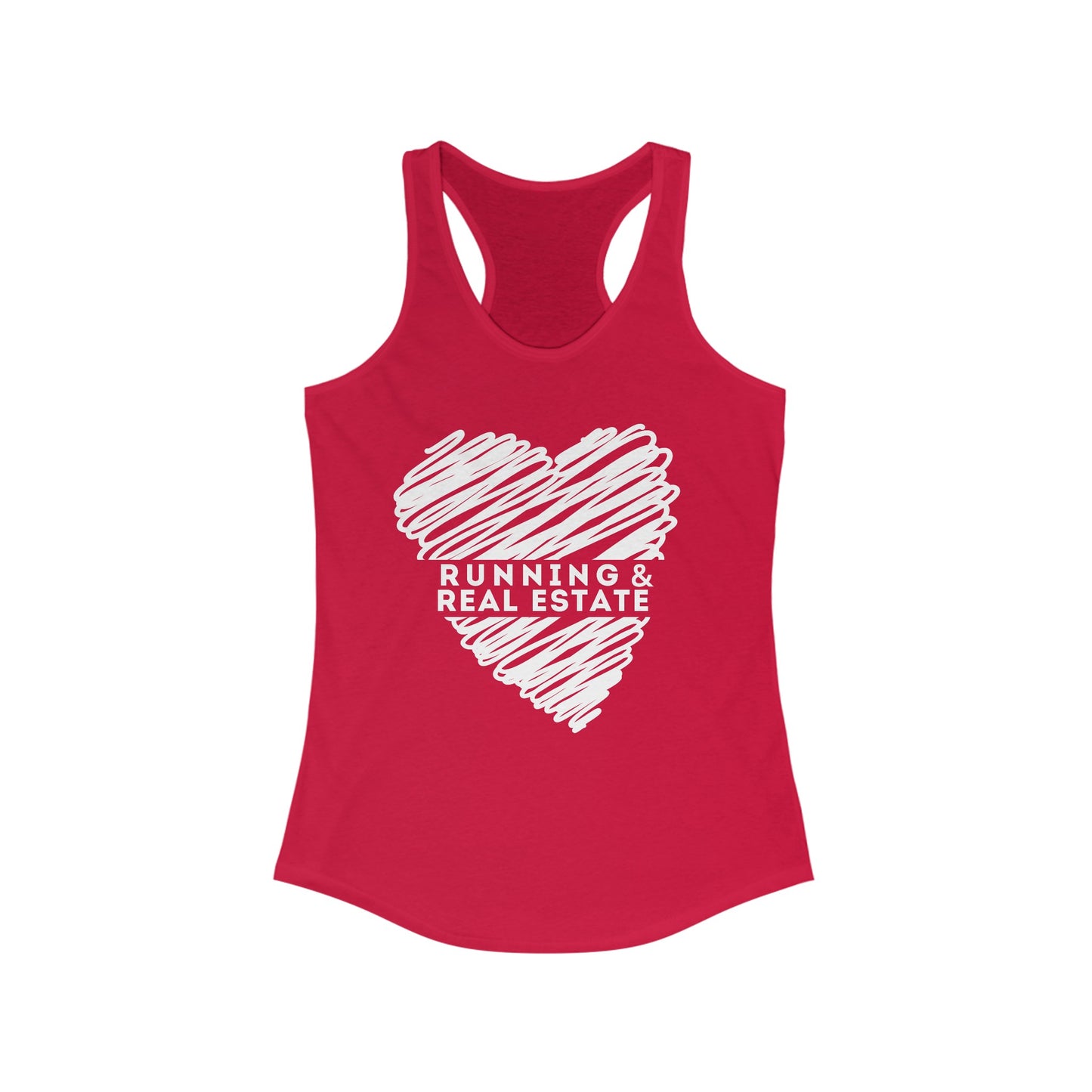 I Love Running & Real Estate - Women's Racerback Tank (5 colors)