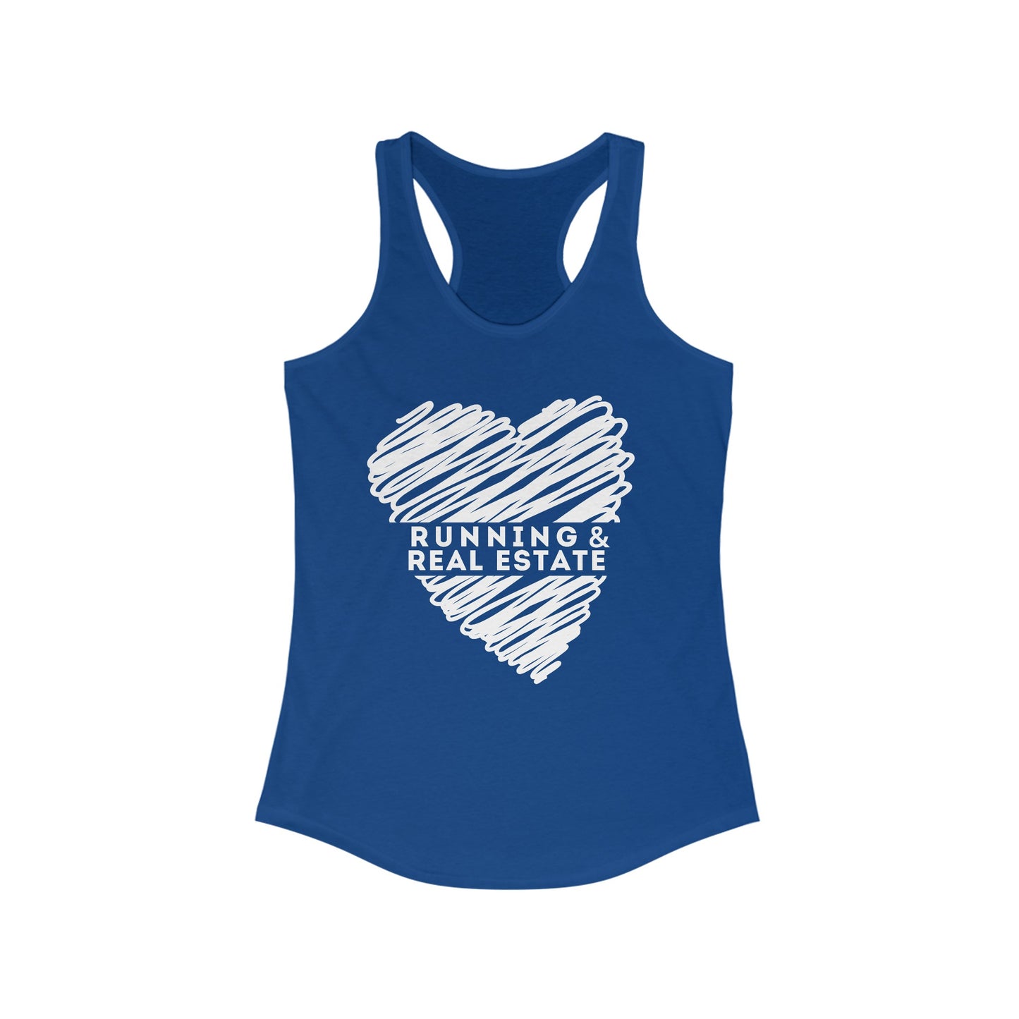 I Love Running & Real Estate - Women's Racerback Tank (5 colors)