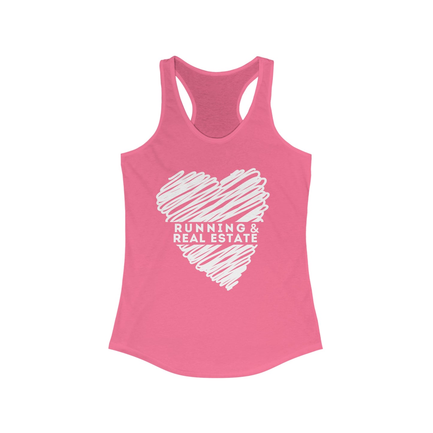 I Love Running & Real Estate - Women's Racerback Tank (5 colors)