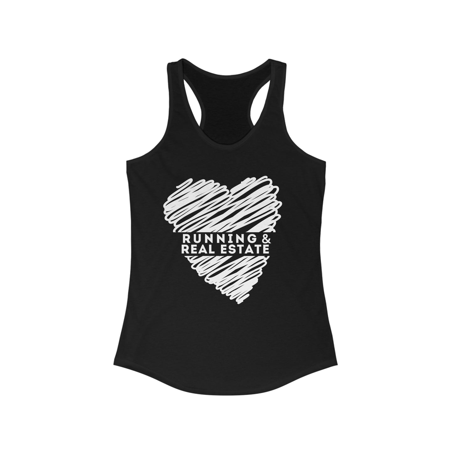 I Love Running & Real Estate - Women's Racerback Tank (5 colors)