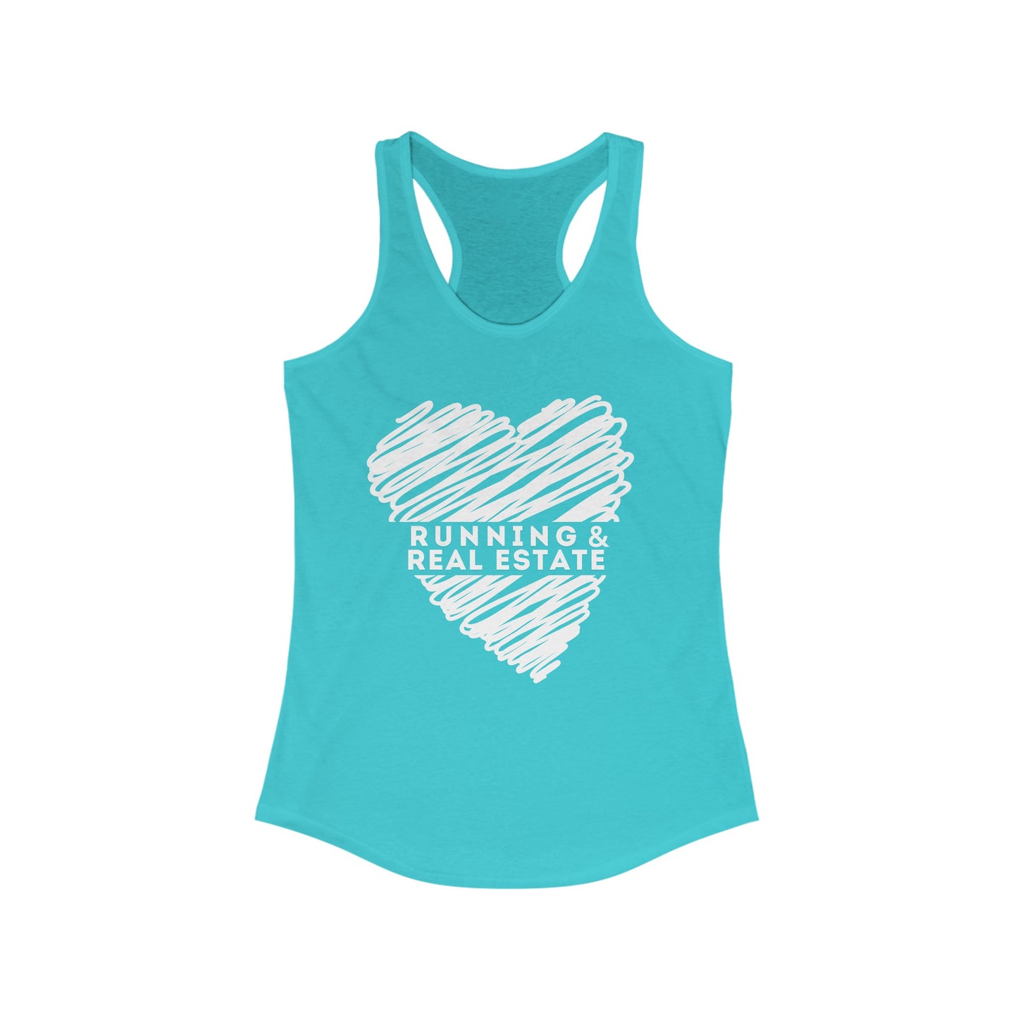 I Love Running & Real Estate - Women's Racerback Tank (5 colors)