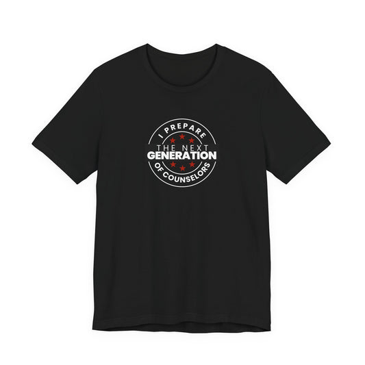 AACTE - The Next Gen of Counselors Black Tee