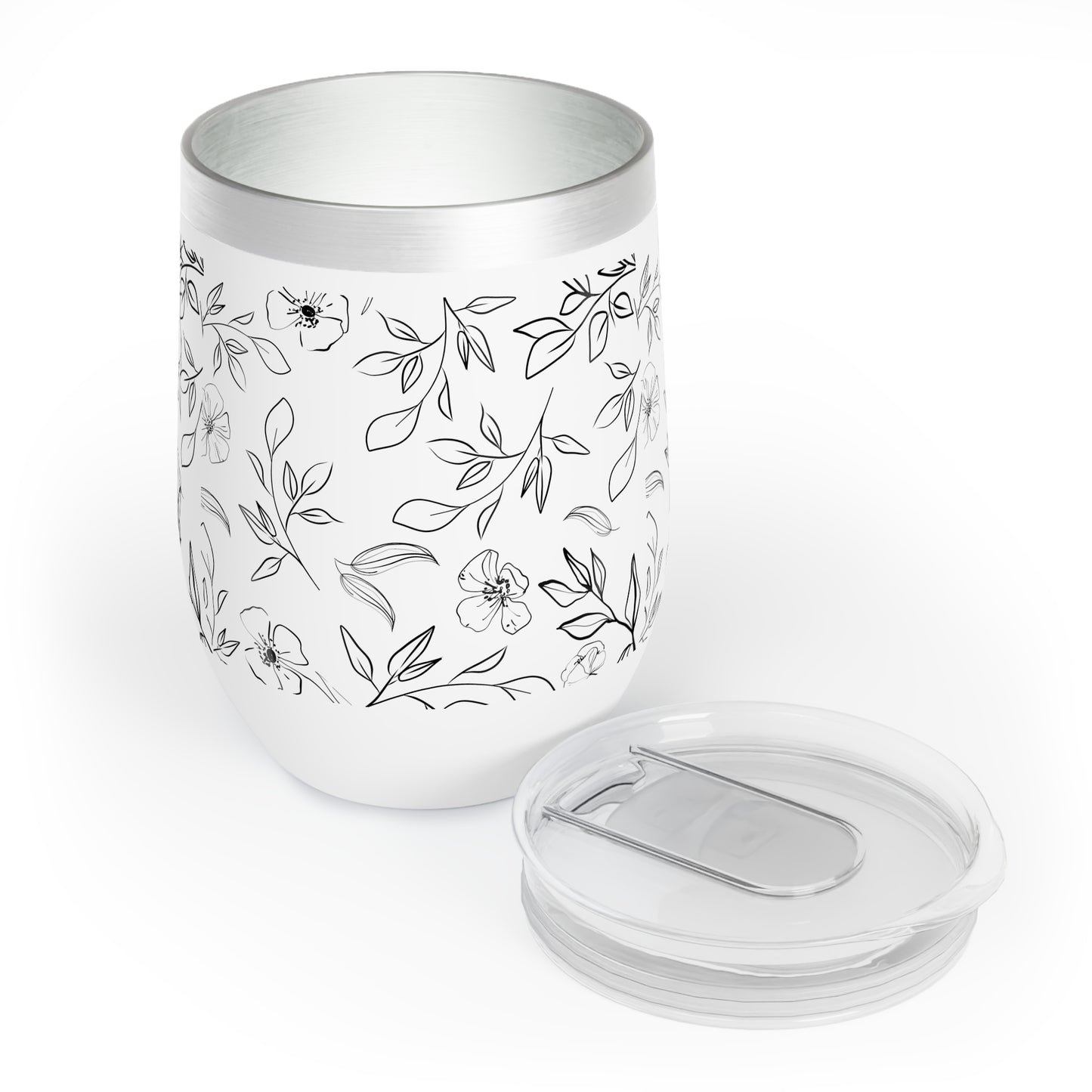 Floral - Chill Wine Tumbler