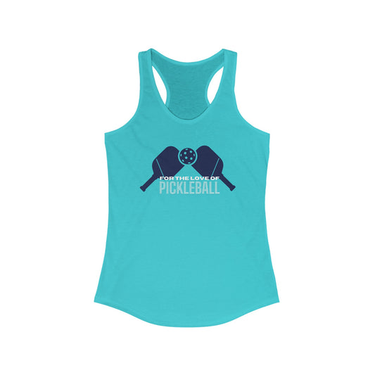 Paddles Ready - Women's Fitted Racerback Tank