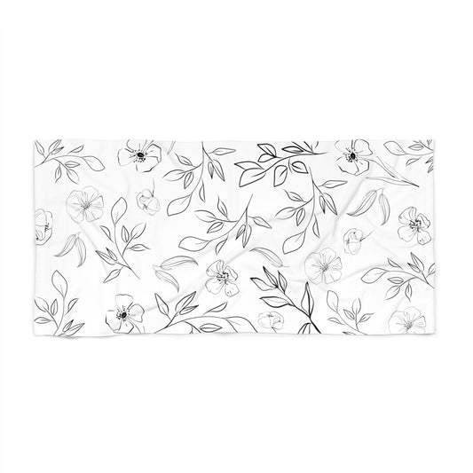 Floral - Beach Towel