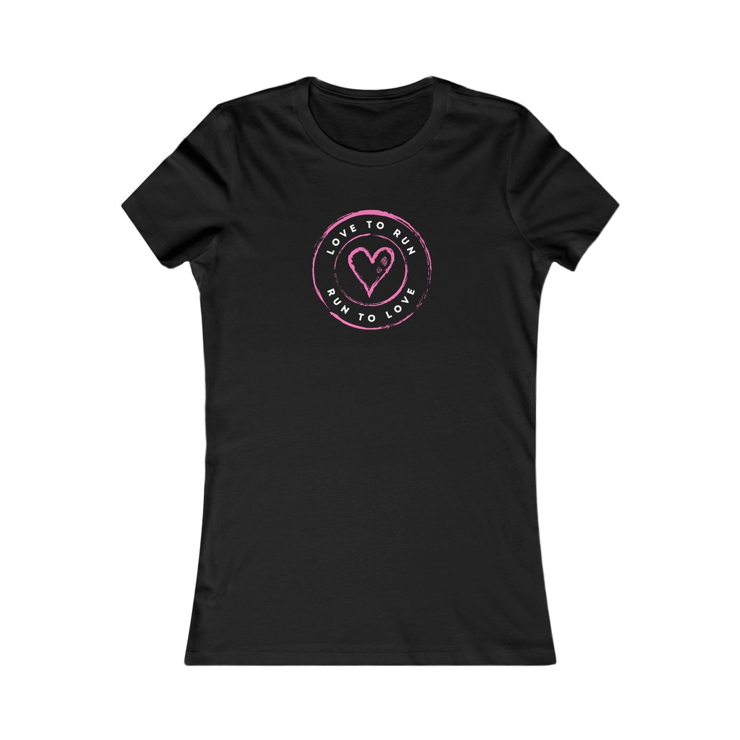 Love To Run, Run To Love - Women's Tailored Fit Short Sleeve Tee (2 colors)