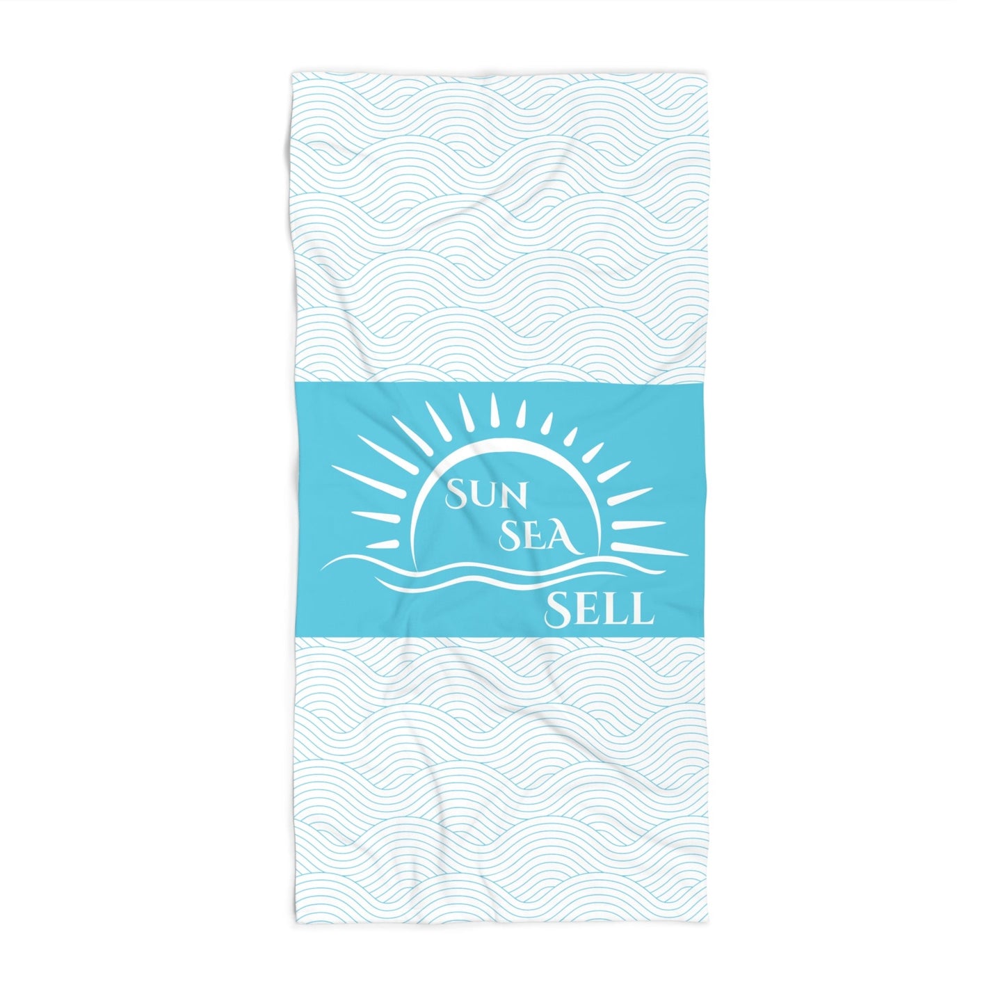 Sun, Sea, Sell - Beach Towel