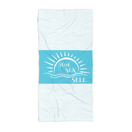 Sun, Sea, Sell - Beach Towel