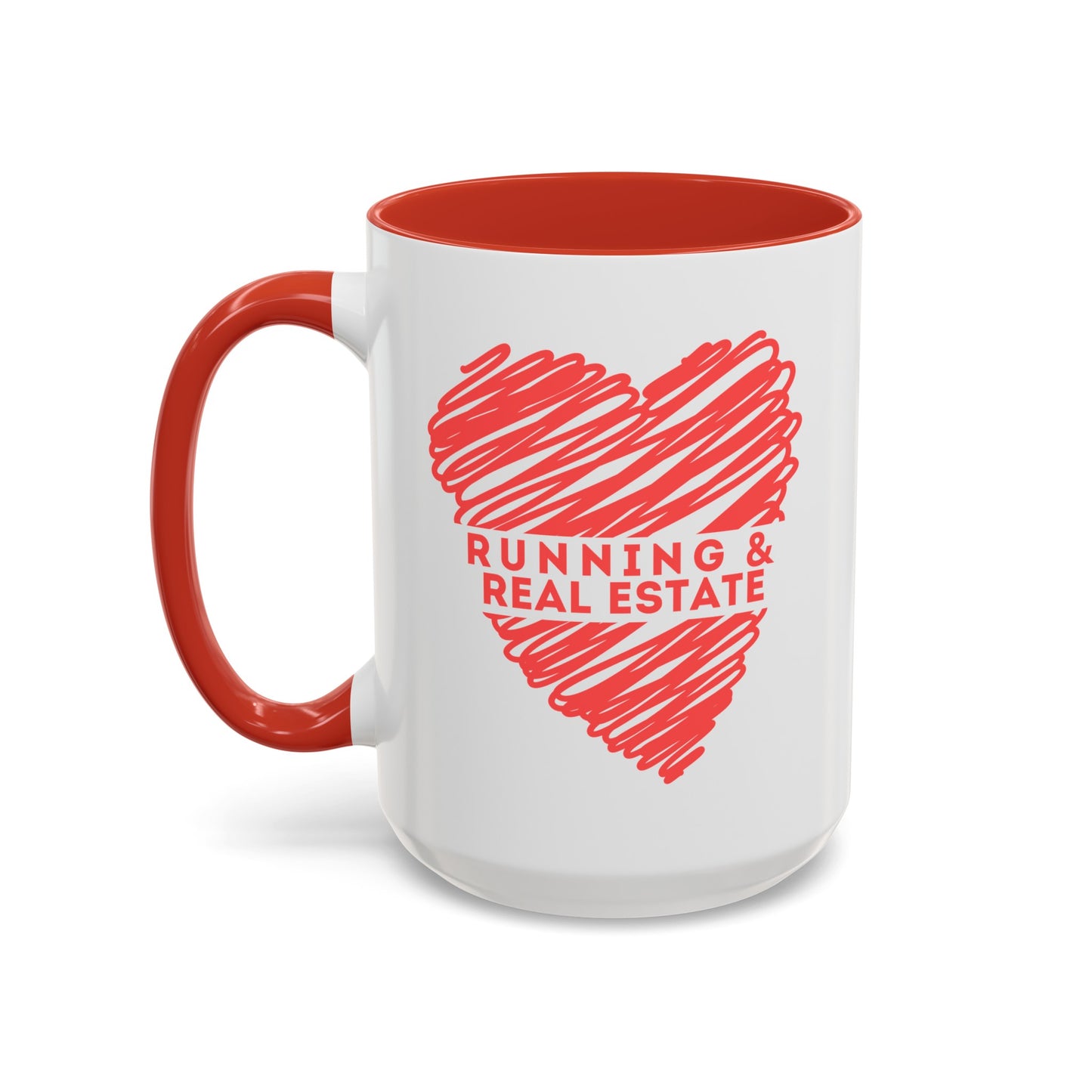 I Love Running & Real Estate - Mug