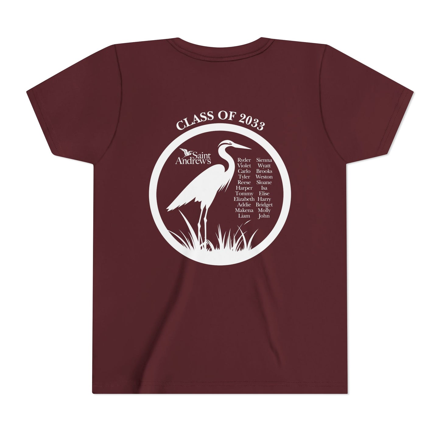 Saint Andrew's - Class of 2033 Herons Tee (Youth)