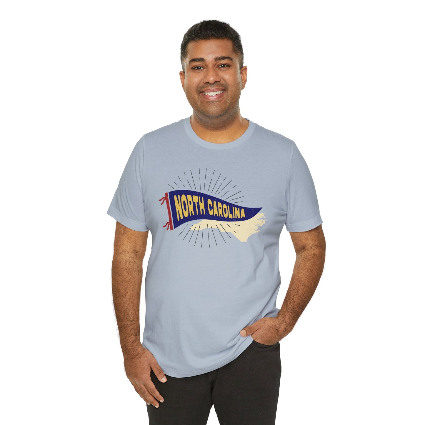 NC Pennant Flag - Unisex Tee (5 colors)