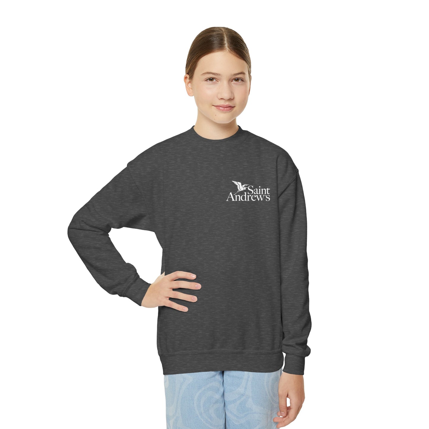 Saint Andrew's - (Youth) Crewneck Sweatshirt (2 colors)