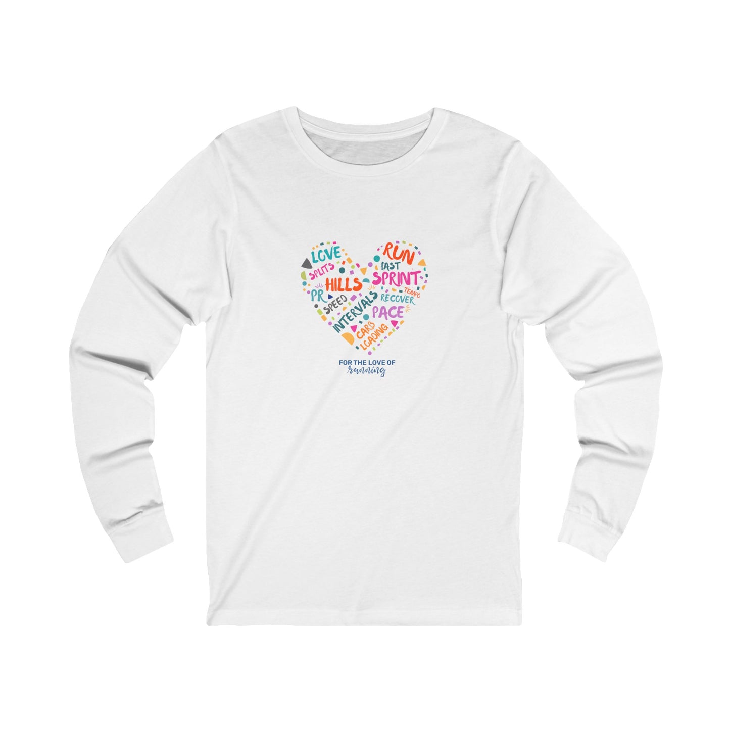 My Running Heart - (Unisex) Long Sleeve Tee