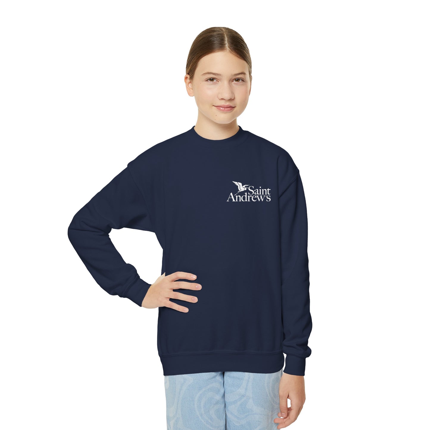 Saint Andrew's - (Youth) Crewneck Sweatshirt (2 colors)