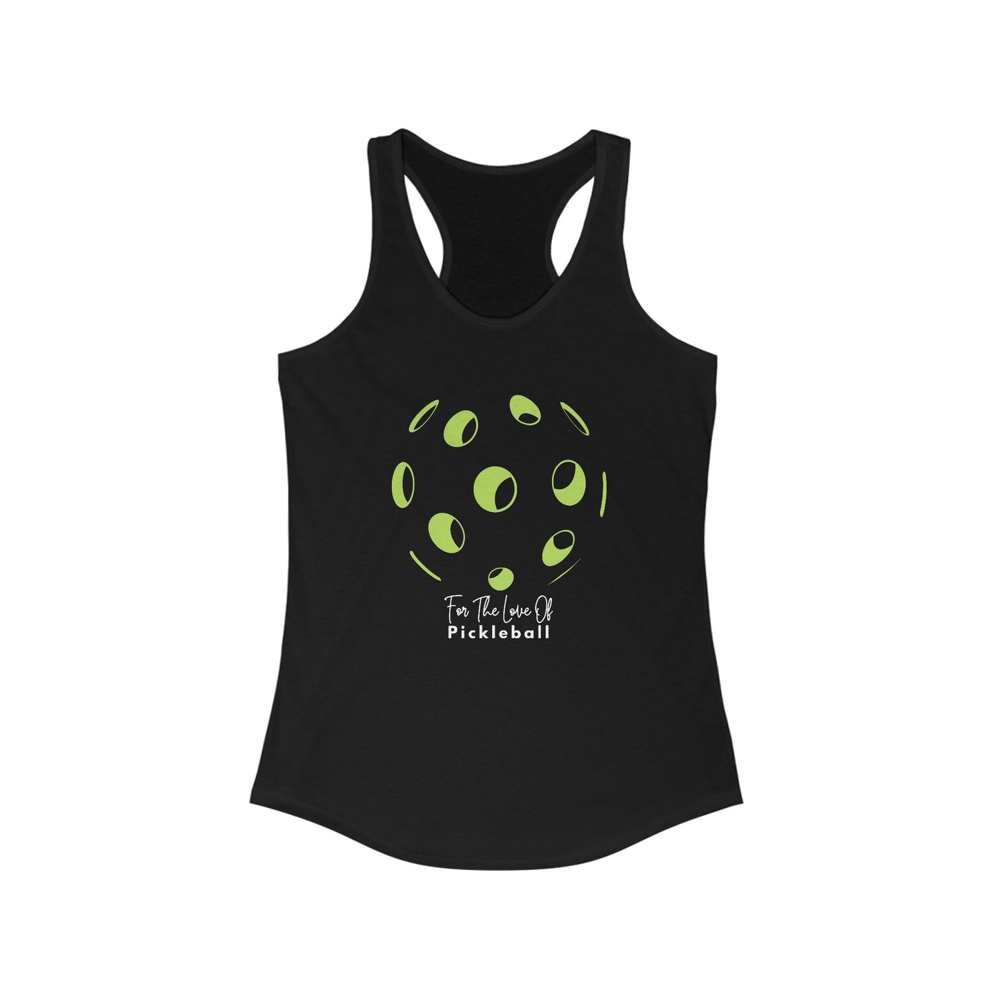 The Pickleball - Women's Fitted Racerback Tank