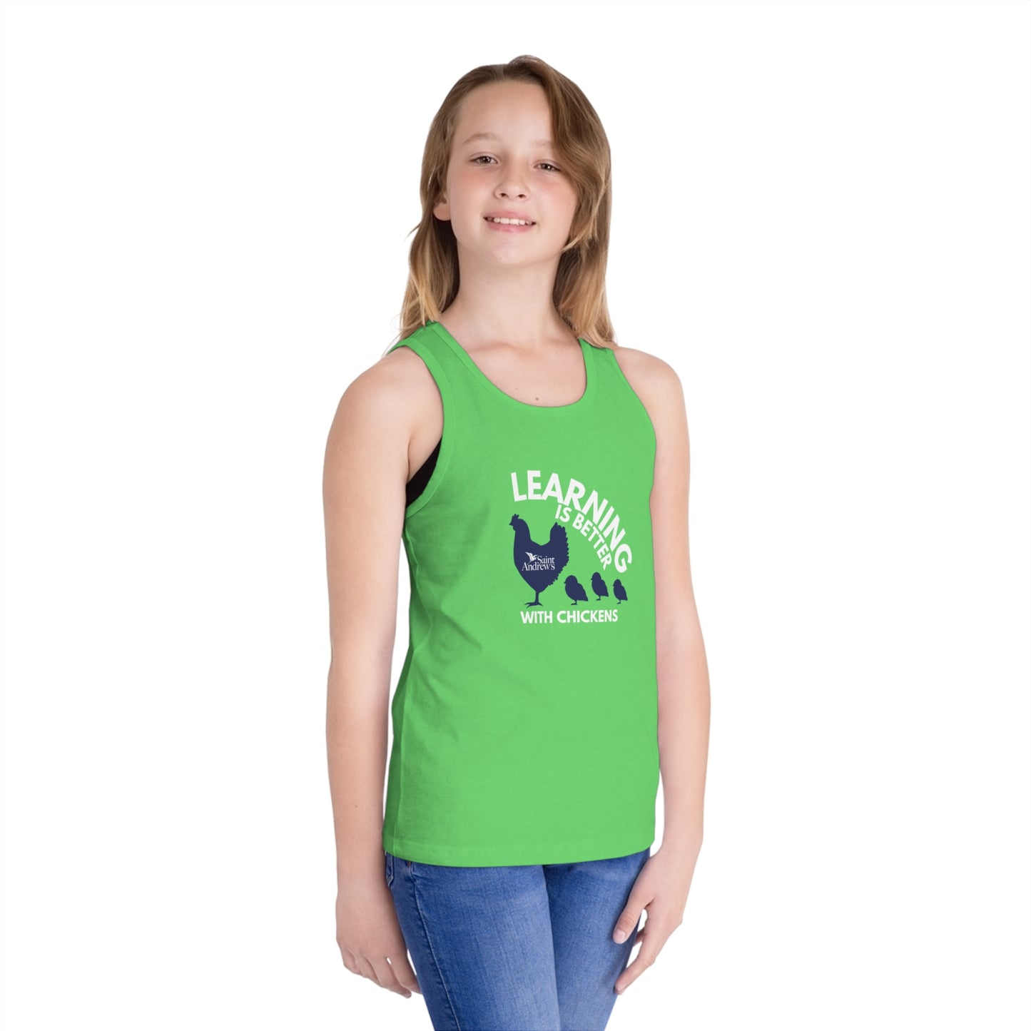 Saint Andrew's - CHICKENS (Youth) Tank Top (3 colors)