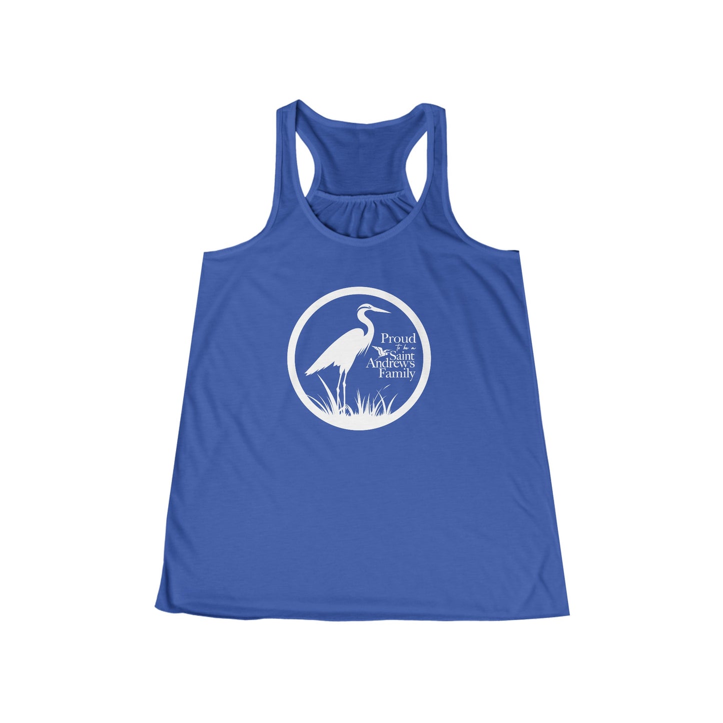 Saint Andrew's - Adult (Women's) "Proud Family" Flowy Racerback Tank (2 colors)