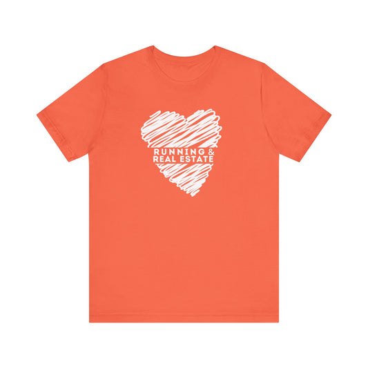 I Love Running & Real Estate - Unisex Tee (4 colors)