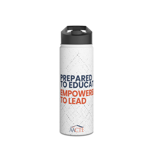 AACTE - Prepared to Educate Stainless Steel Water Bottle