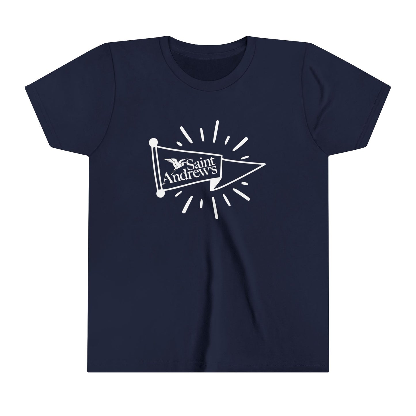 Saint Andrew's - (Youth) Pennant Short Sleeve Tee (2 colors)