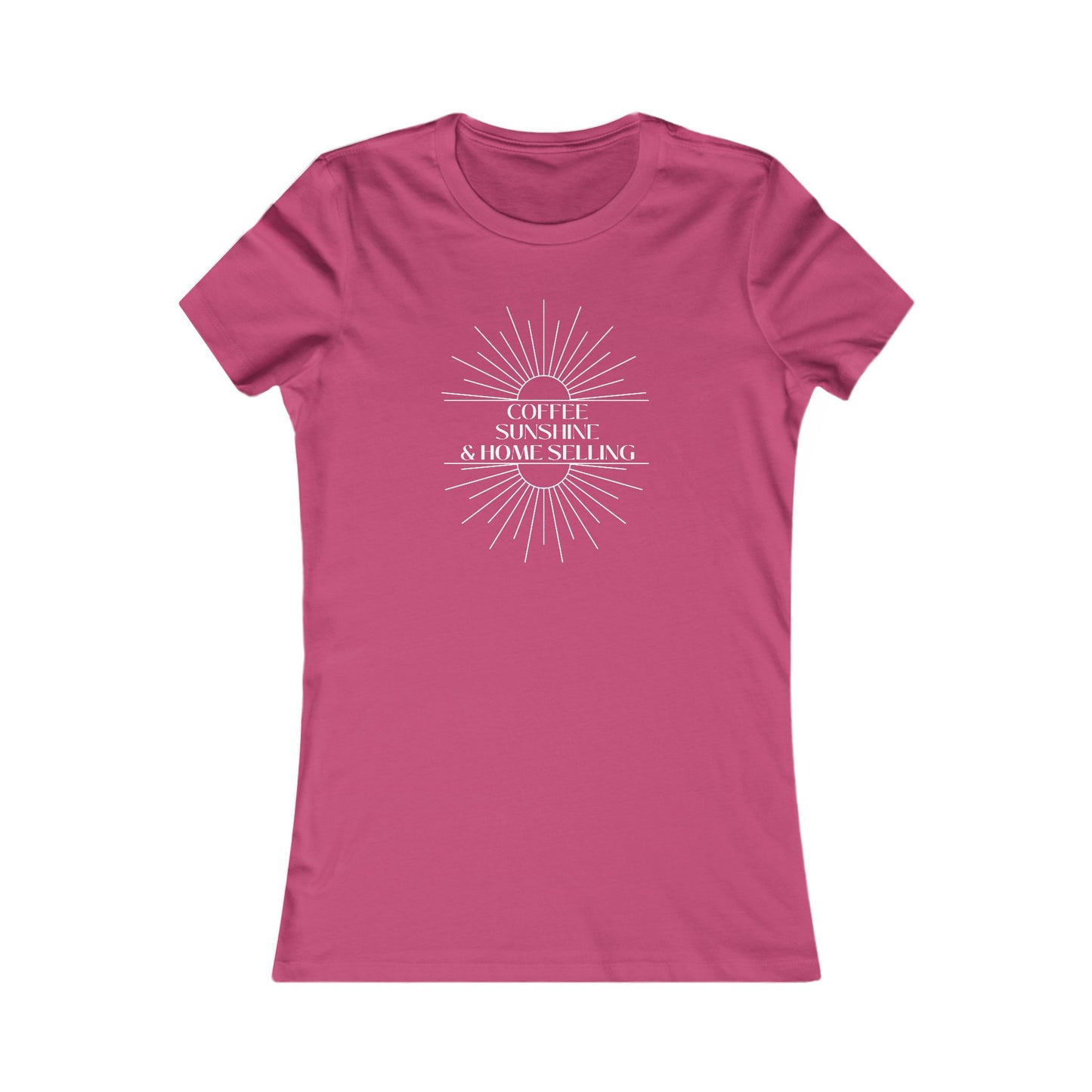 Coffee, Sunshine, & Home Selling - Women's Fit Tee (5 colors)