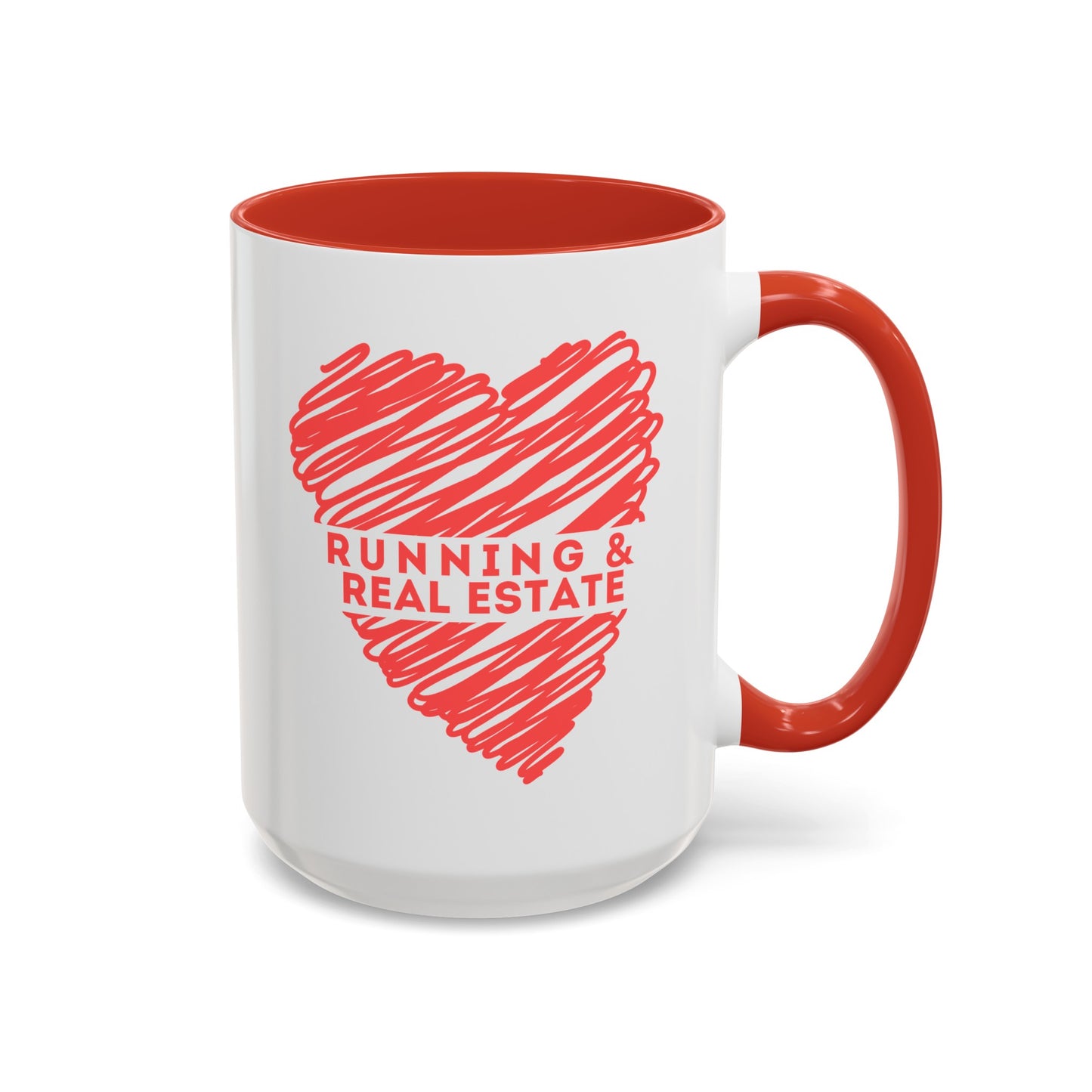 I Love Running & Real Estate - Mug