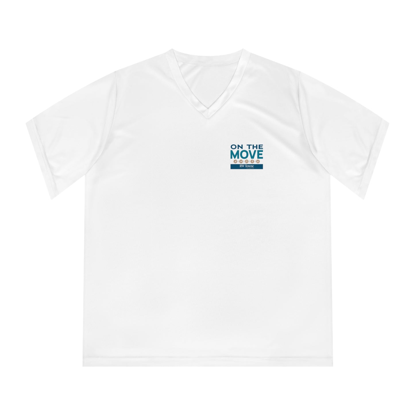 On The Move - Women's Performance V-Neck Tee (4 colors)