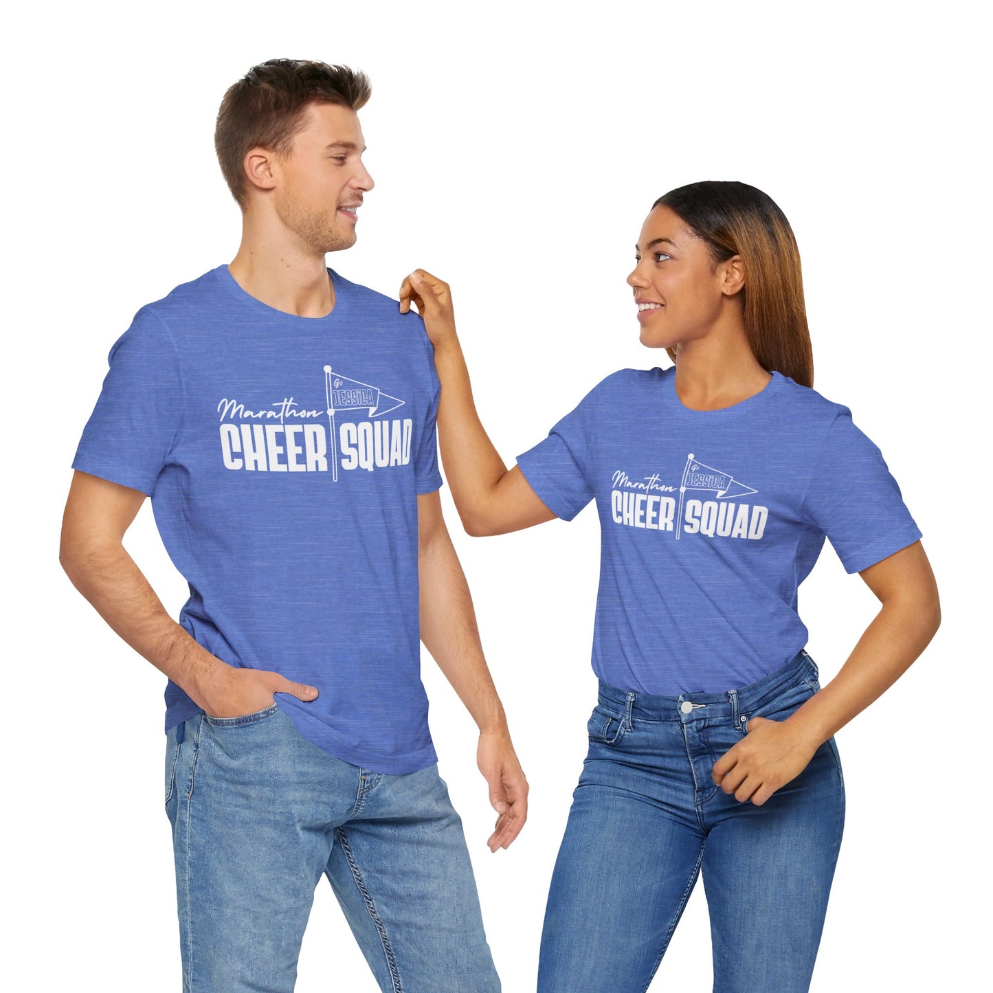 CUSTOM NAME - Marathon Cheer Squad - Short Sleeve Tee (5 color options)